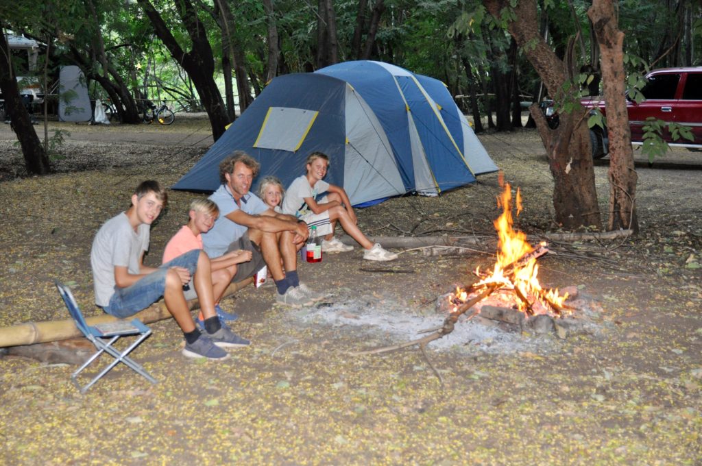 Eva Meenhorst kamperen met familie