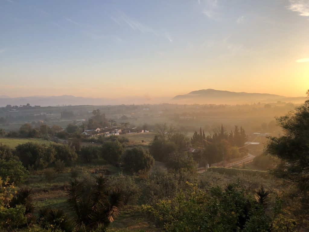 Zonsopgang Andalusie